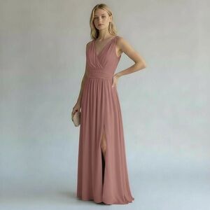 Modcloth Dusty Rose Maxi Dress